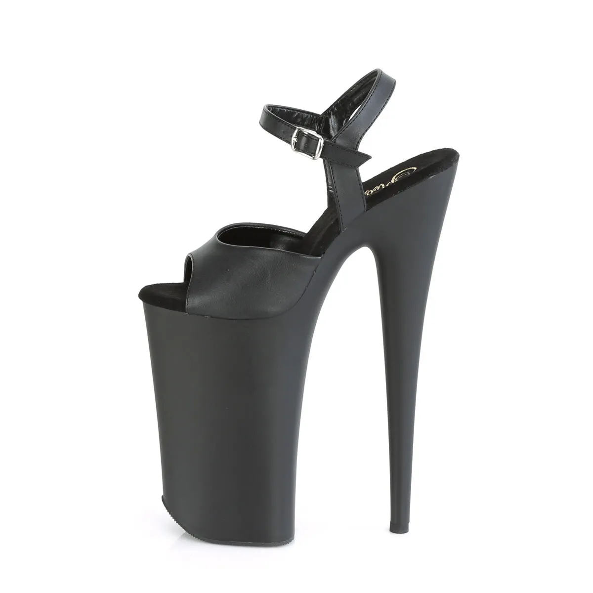 10 Inch Heel BEYOND-009 Black Pu