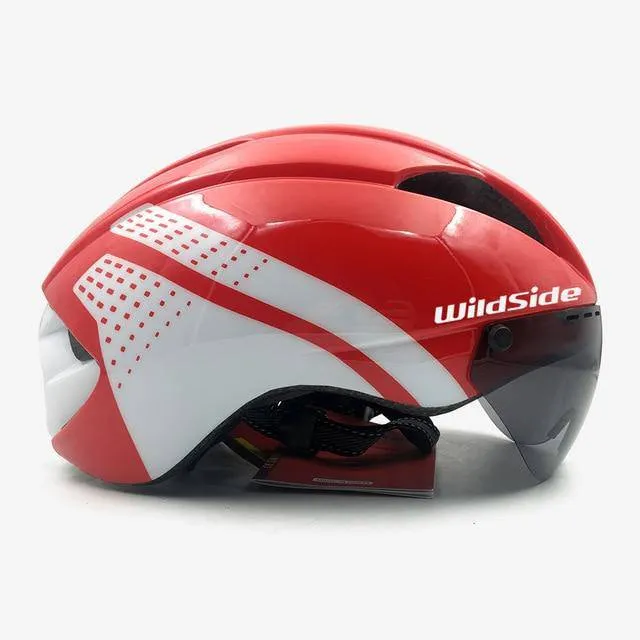 Aero Helmet Time Trial Cycling Helmet Men/Women  w/goggles