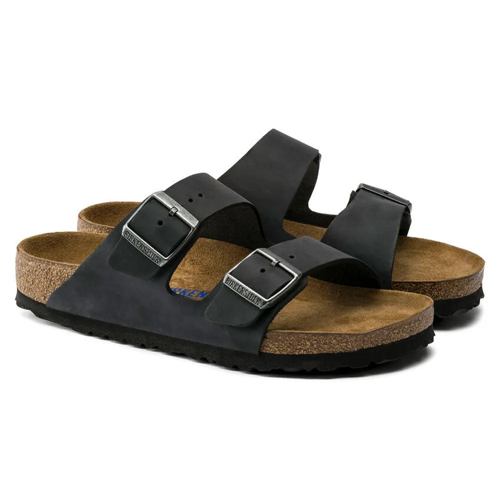 Arizona Soft Narrow Sandal Oiled Leather