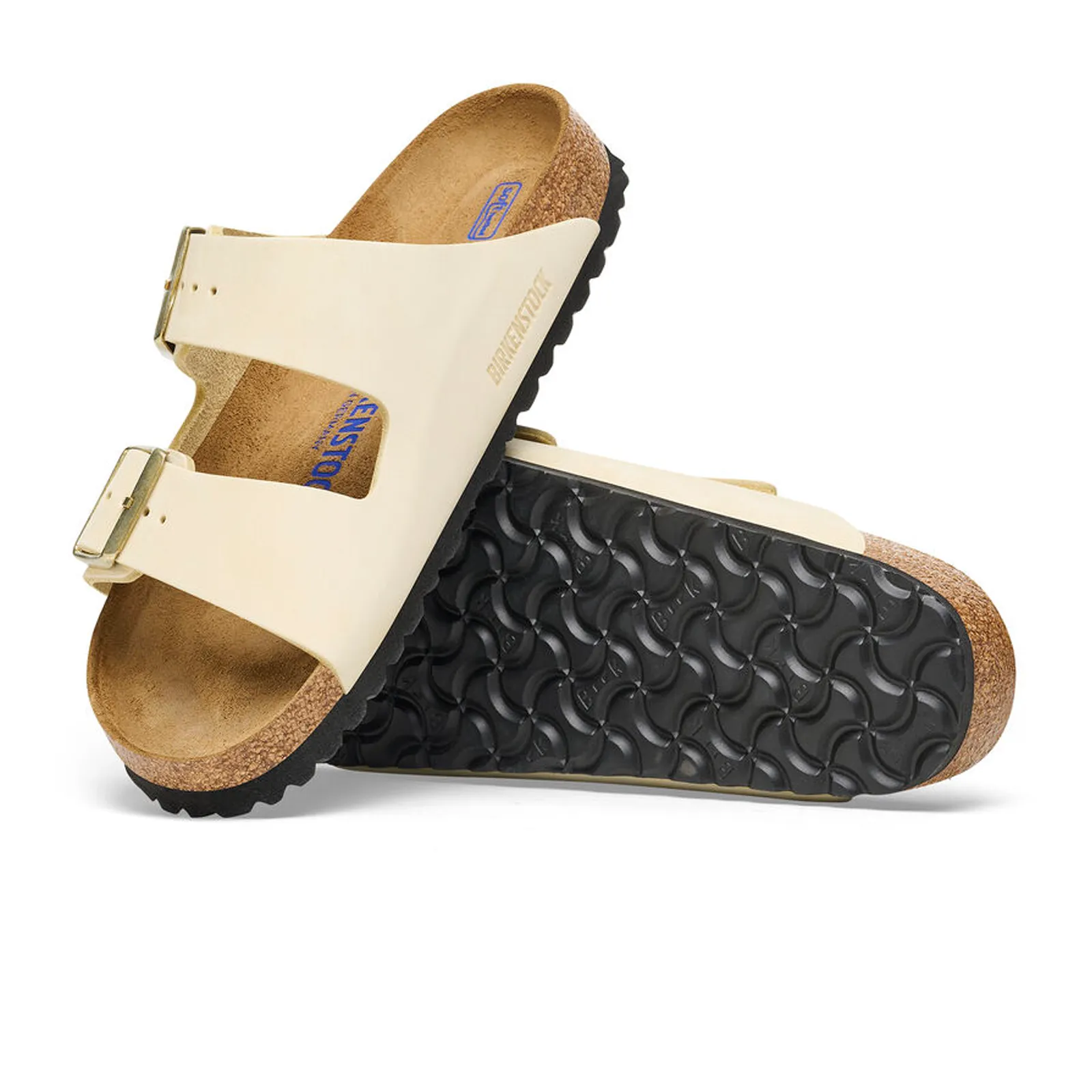 Birkenstock Arizona Soft Footbed (Women) - Ecru Nubuck