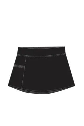 BS Swimwear Black Skort Bottom