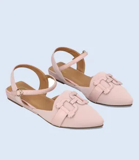 BW8150-TEA PINK-Women Casual Pumps