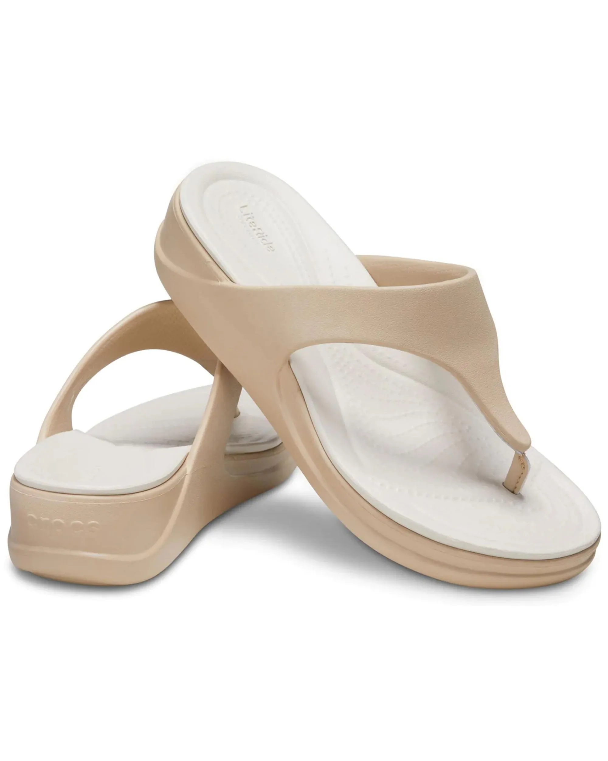 Crocs Boca Wedge Flip Chai