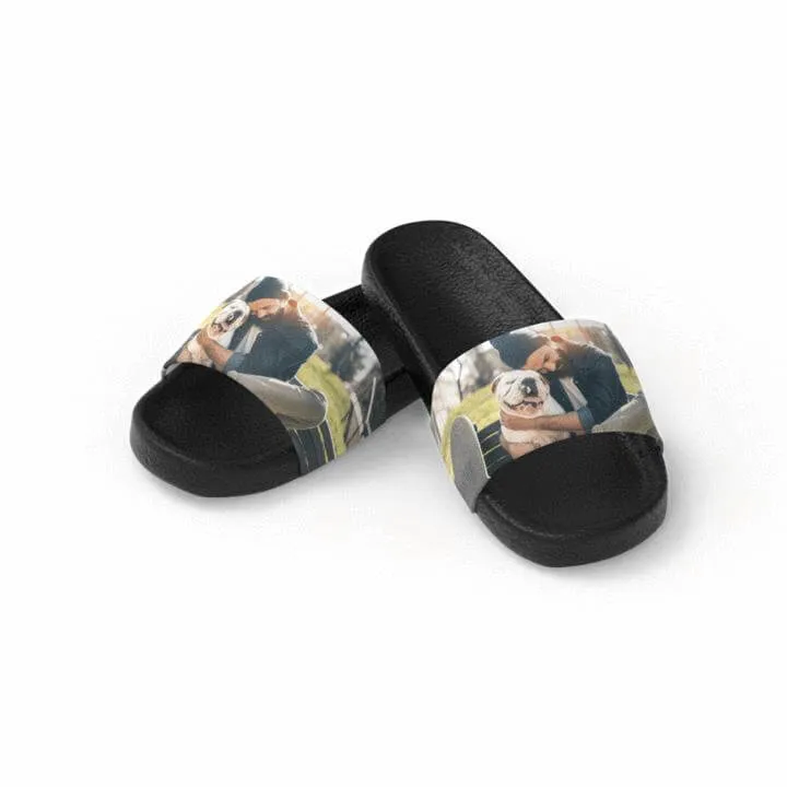 Custom Photo Slide Sandal Personalized Slippers For Men