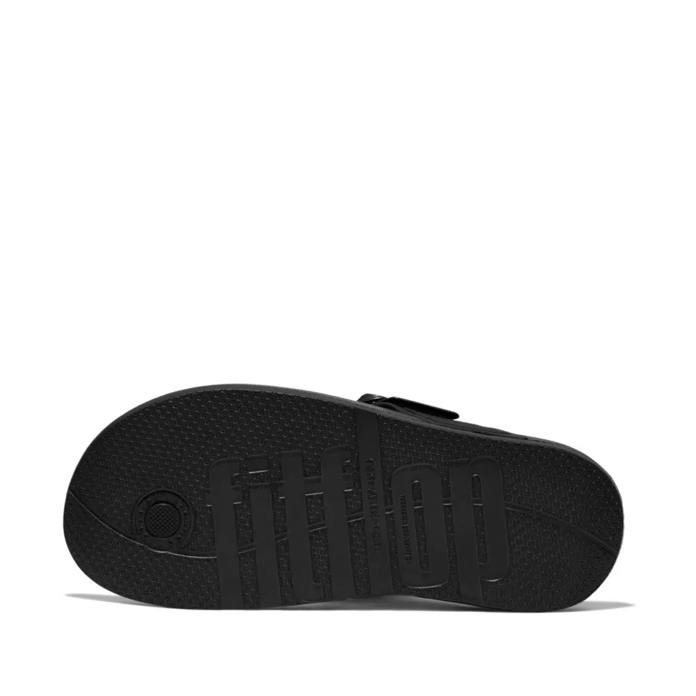 FitFlop iQushion Adjustable Buckle Thongs Black