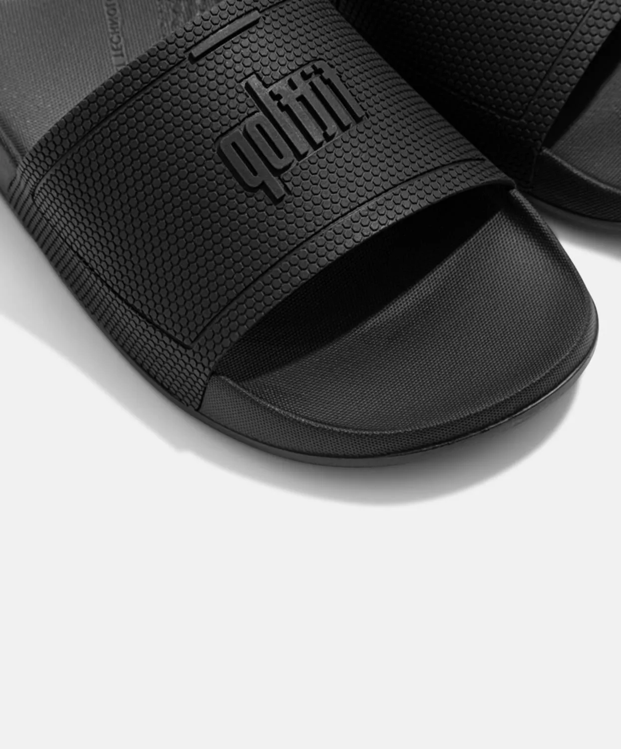 FitFlop iQushion All Black Mens Slides