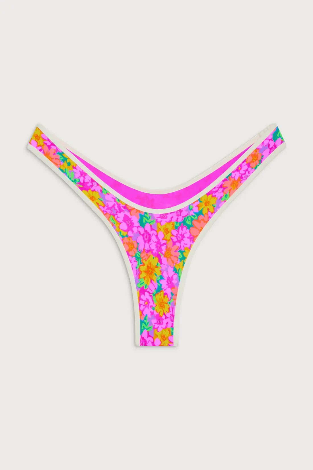 Full Moon Floral Micro Bikini Bottom