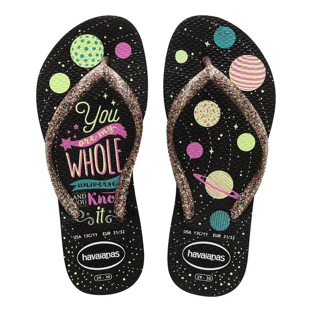 Havaianas Kids Slim Fashion Black