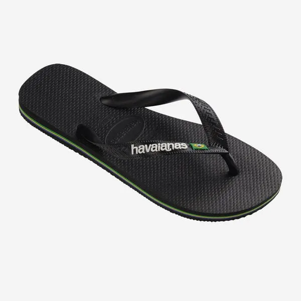 Havaianas unisex adult flip flops H. Brasil Logo FC 4.110.850 1069 black 