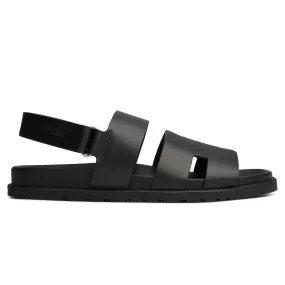 Hermes Paris Genius Black Sandal