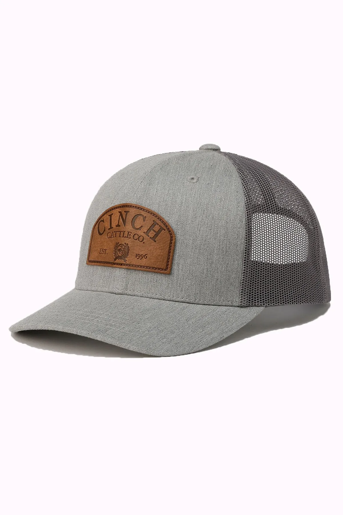 'Cinch' Men's Cattle Co Trucker Cap - Grey