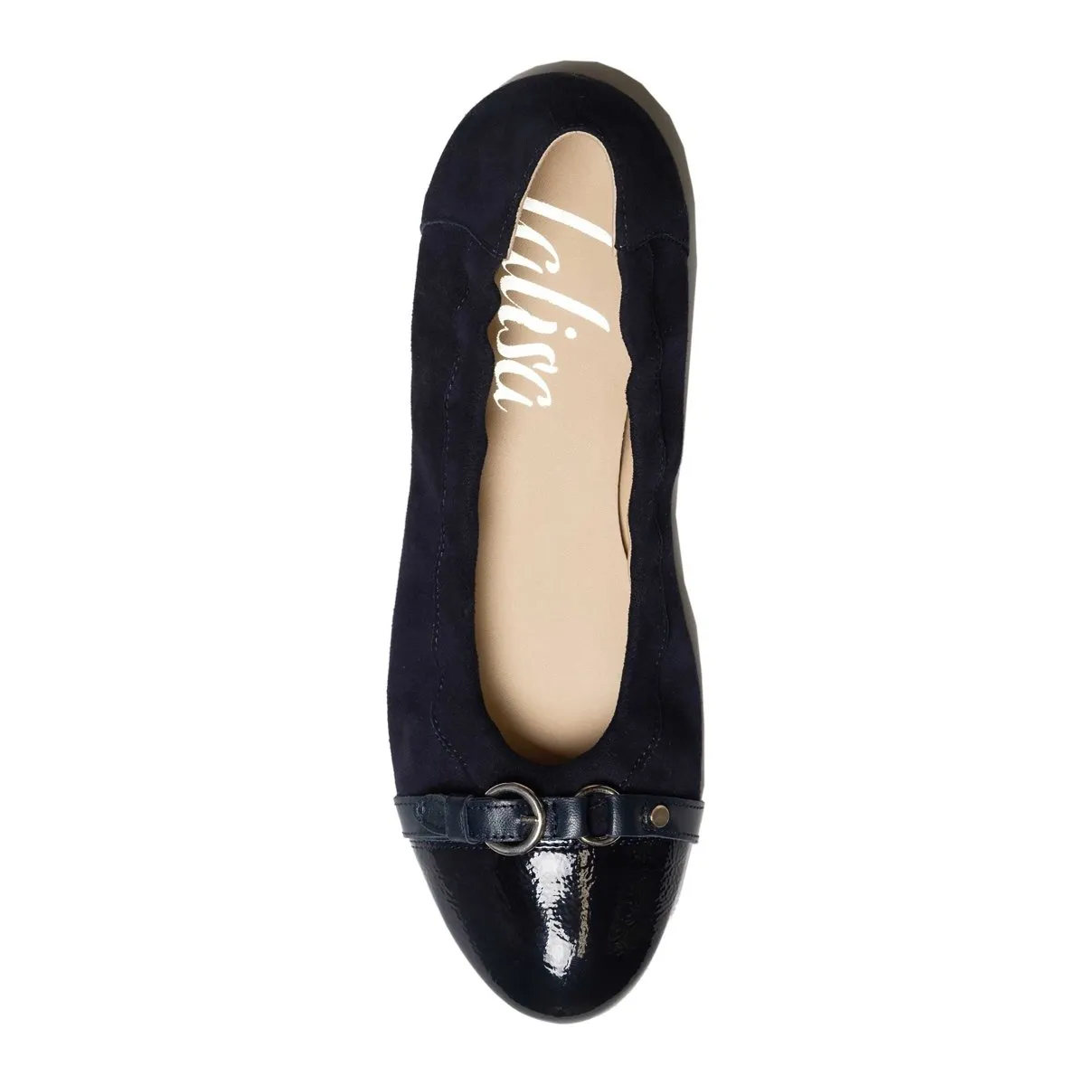 Lalisa Women's Cherish Navy Suede