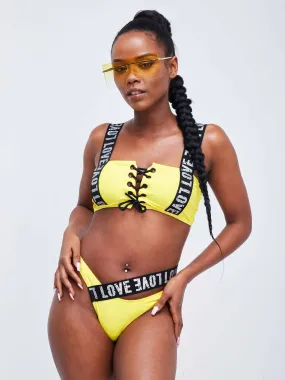 Lizola 2pc Swimwear - Lemon Yellow