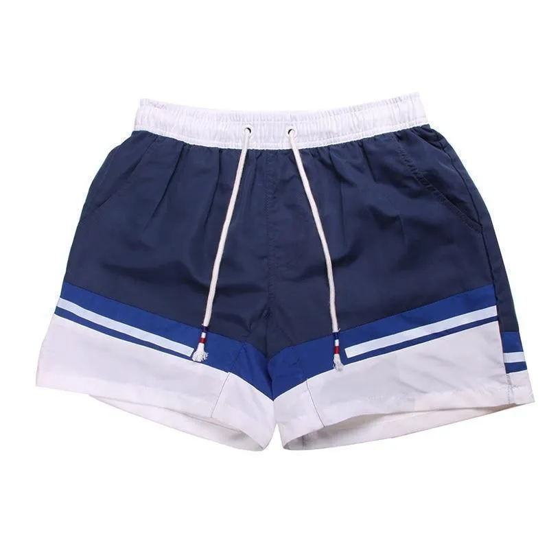 Loose Patchwork Beach Shorts