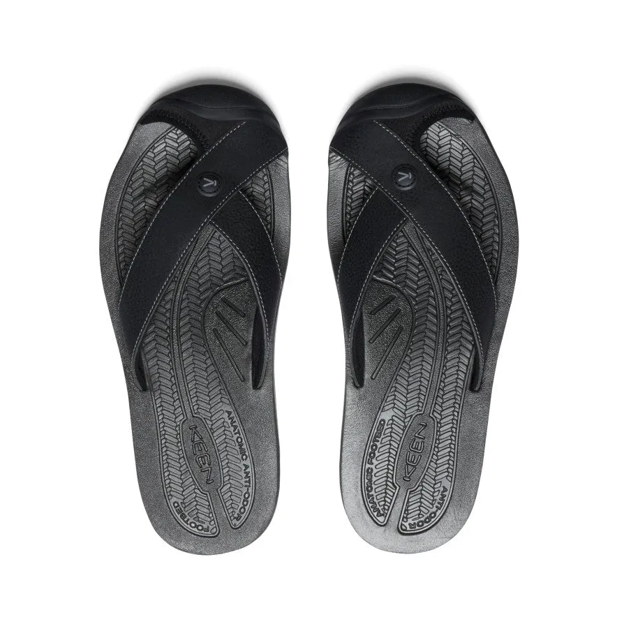 Men's Barbados Flip-Flop  |  Black/Steel Grey