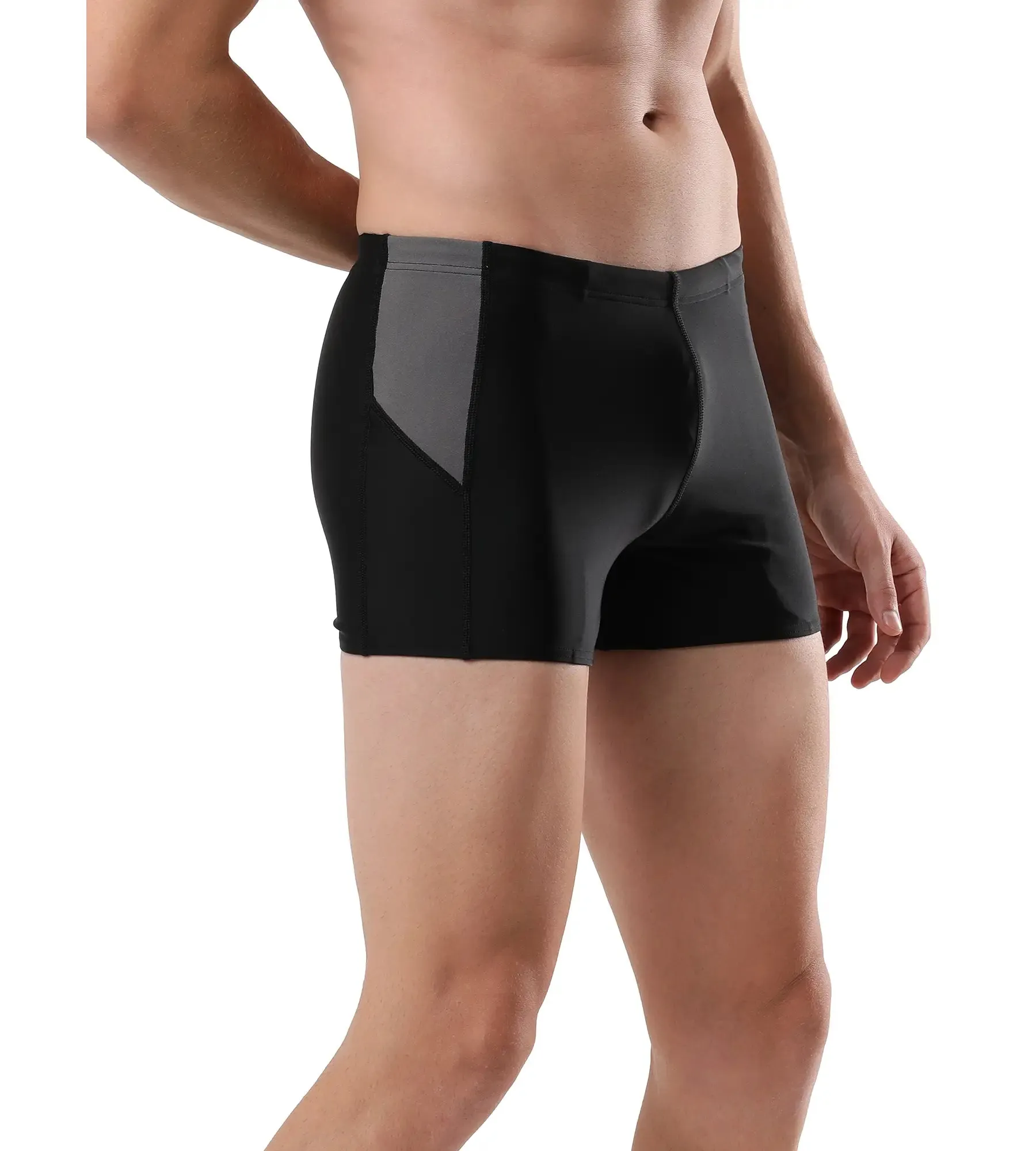 Men's Endurance Dive Aquashort - Black  &  Dove Grey