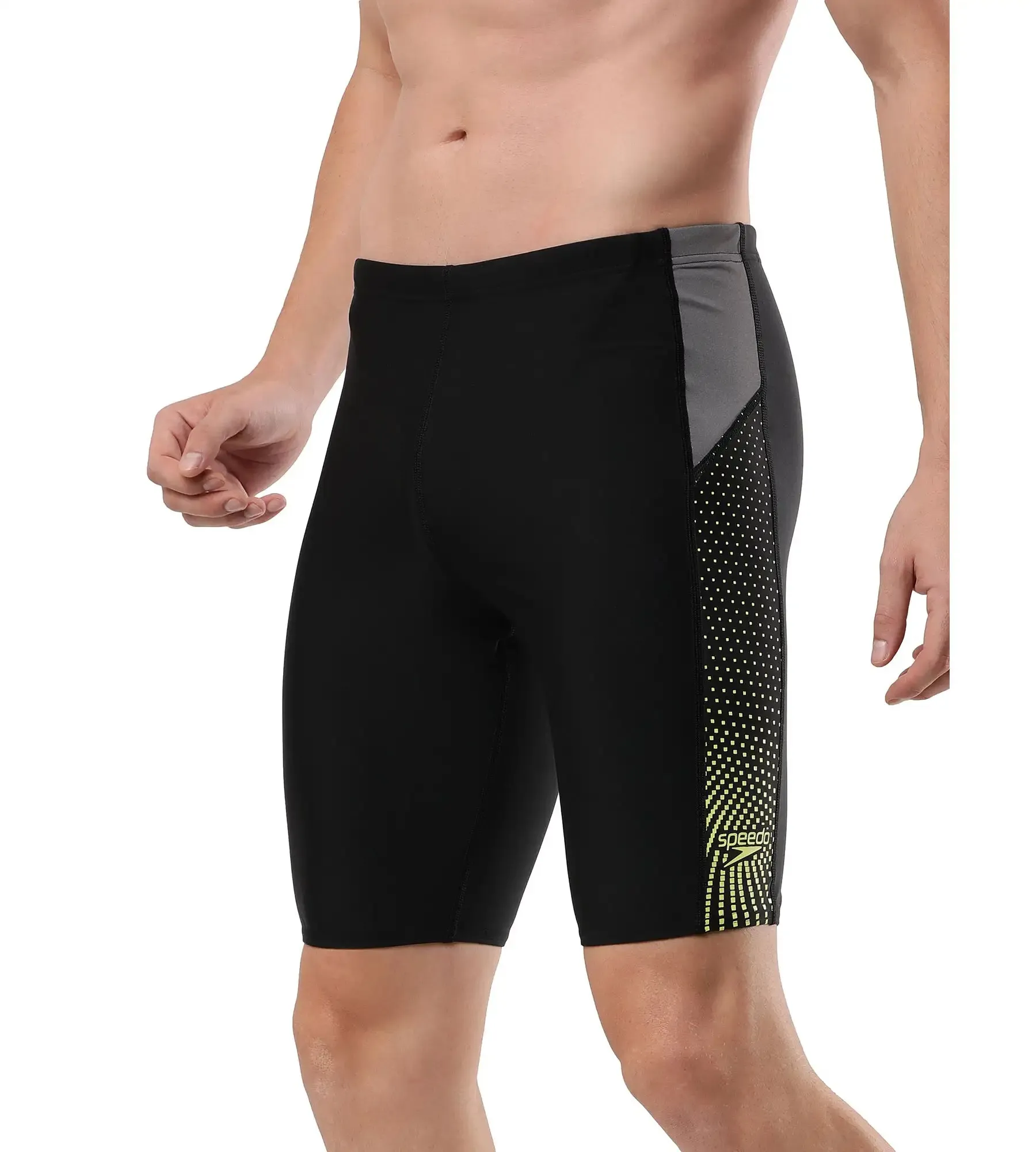 Men's Endurance Dive Jammer - Black & Dove Grey