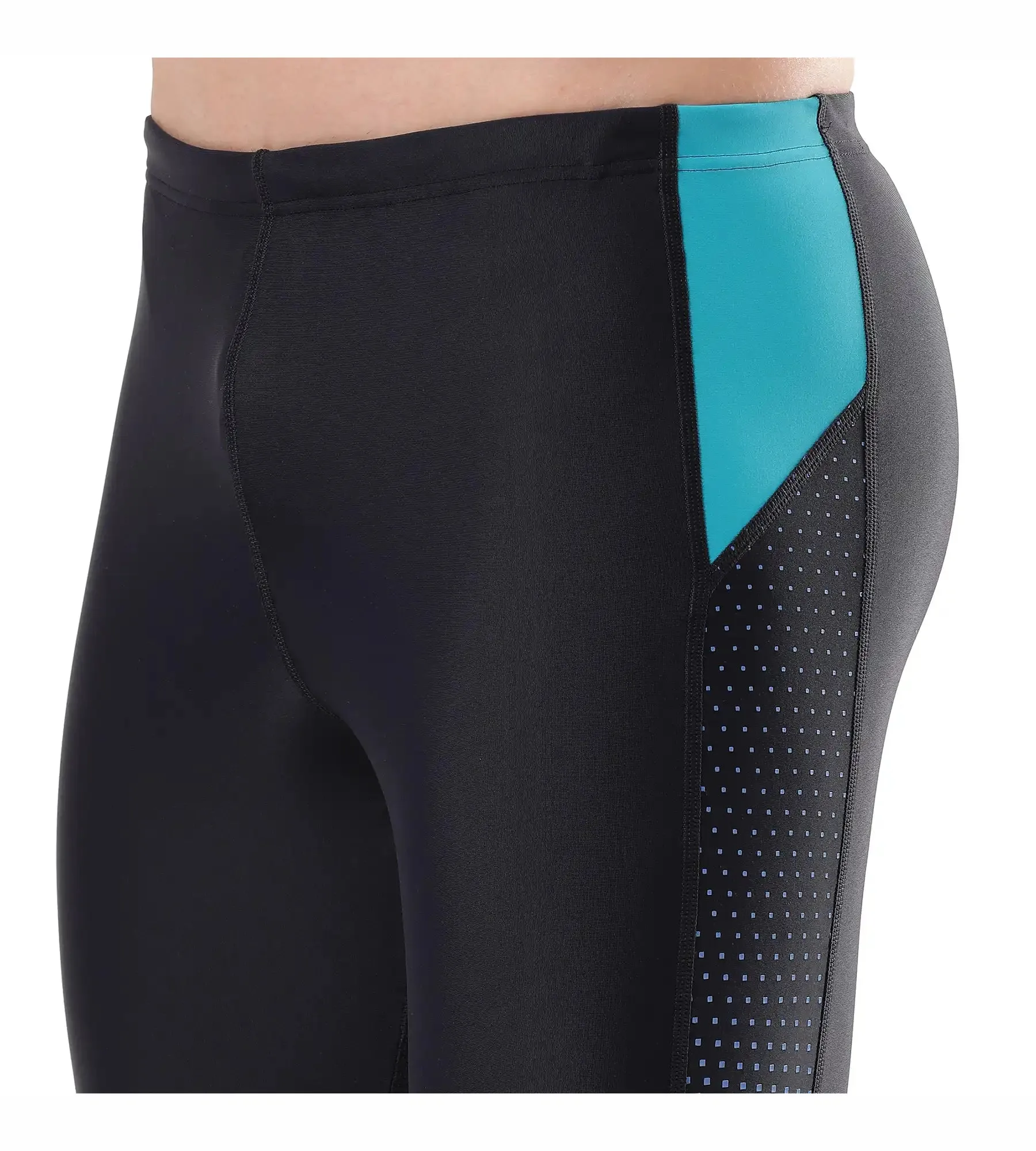 Men's Endurance Dive Jammer - True Navy & Aquarium