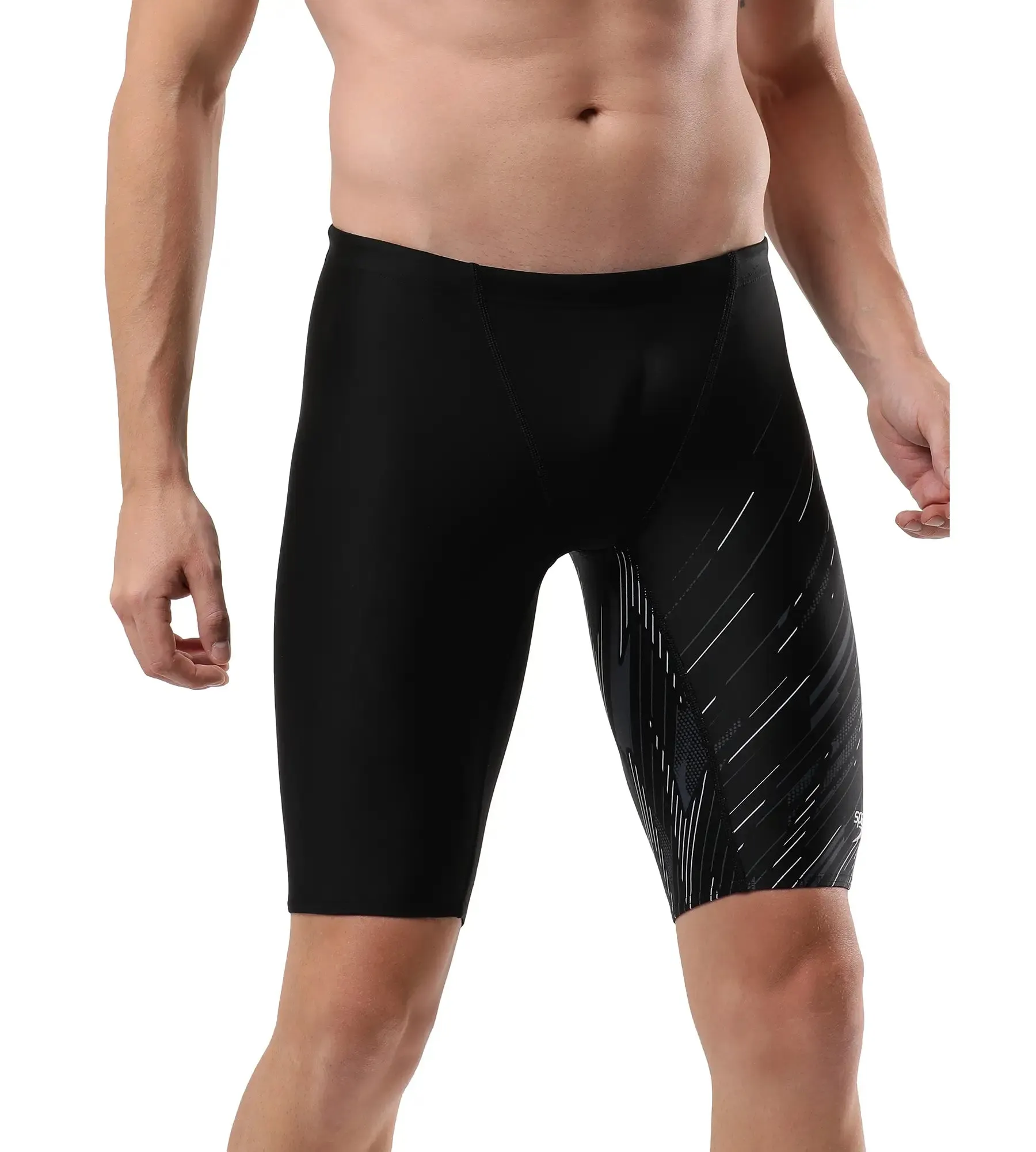 Men's Endurance Hyper Boom V Cut Jammer - Black & Usa Charcoal