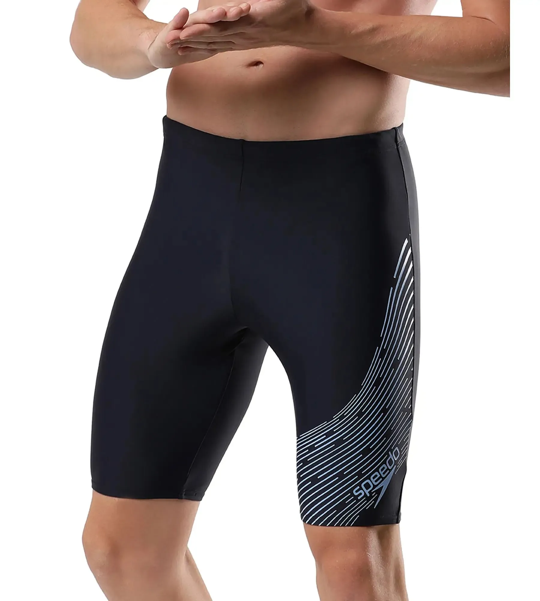 Men's Endurance Medley Logo Jammer - True Navy & Curiousblue