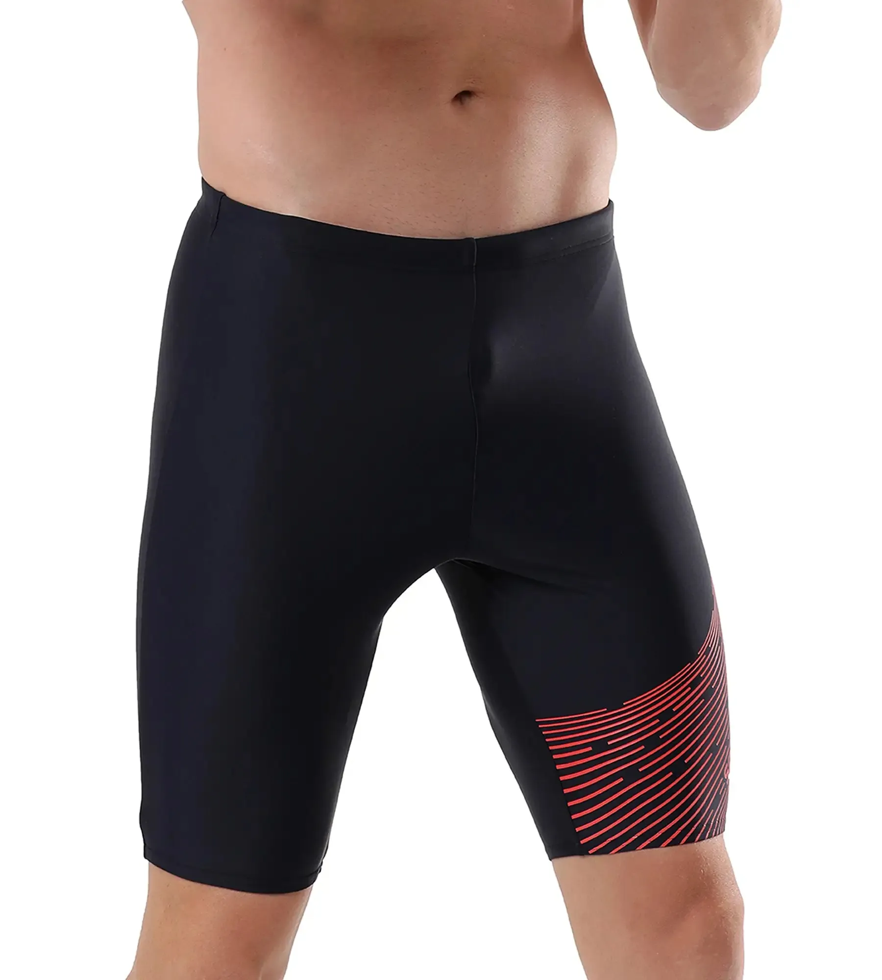 Men's Endurance Medley Logo Jammer - True Navy & Watermelon