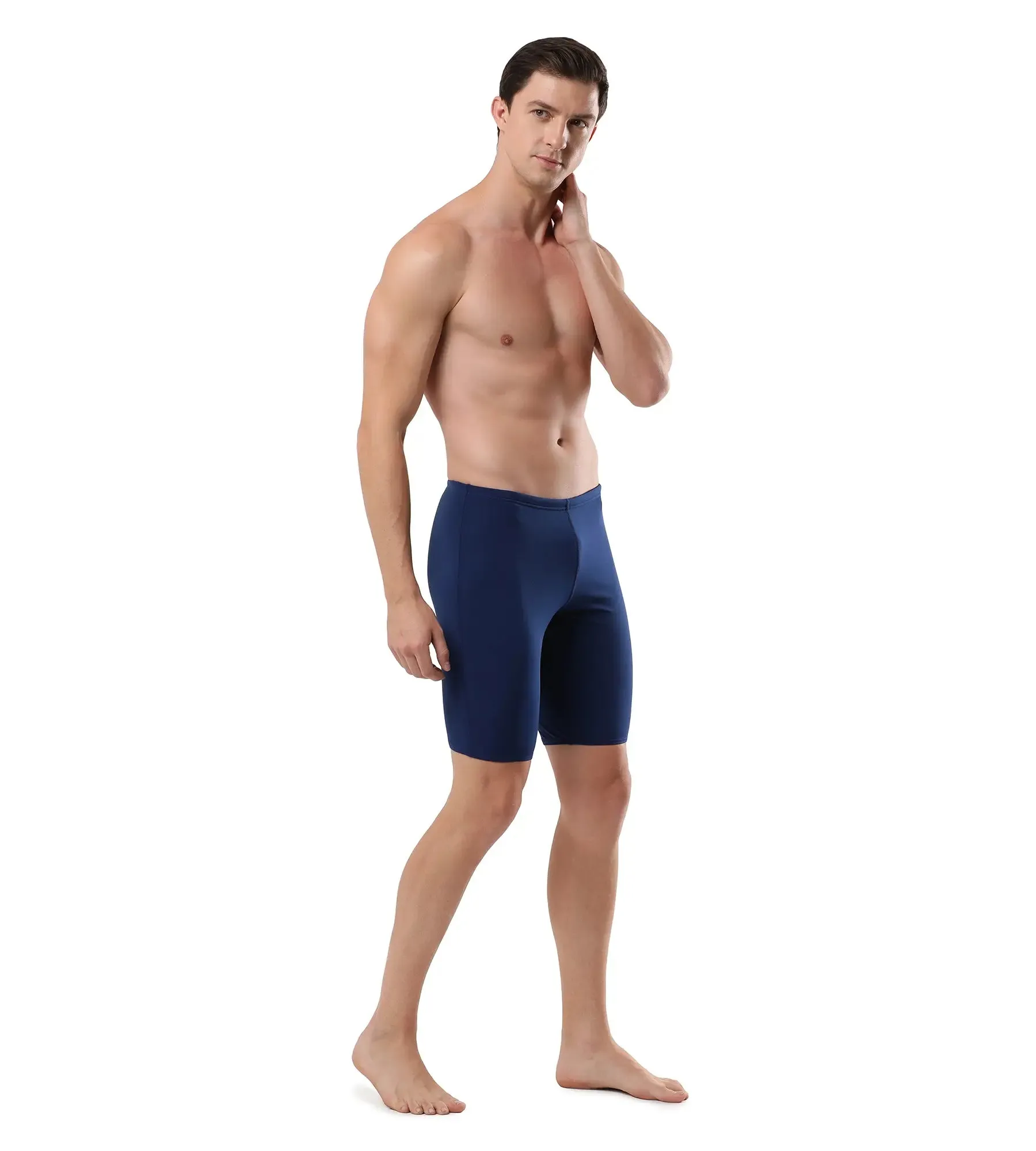 Men's Essential Endurance  Jammer - Cerulean Blue & White