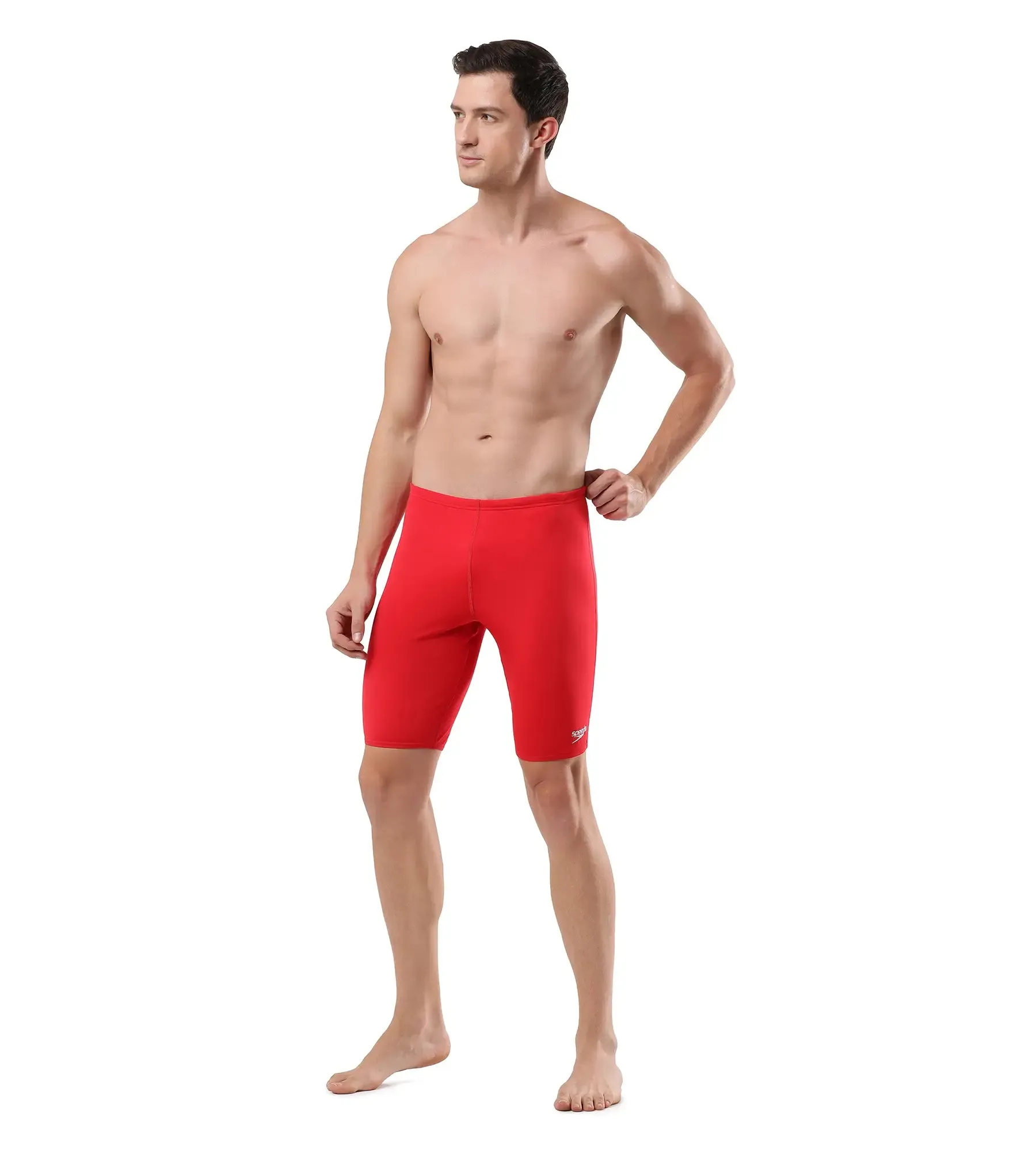 Men's Essential Endurance  Jammer - Fedred & White