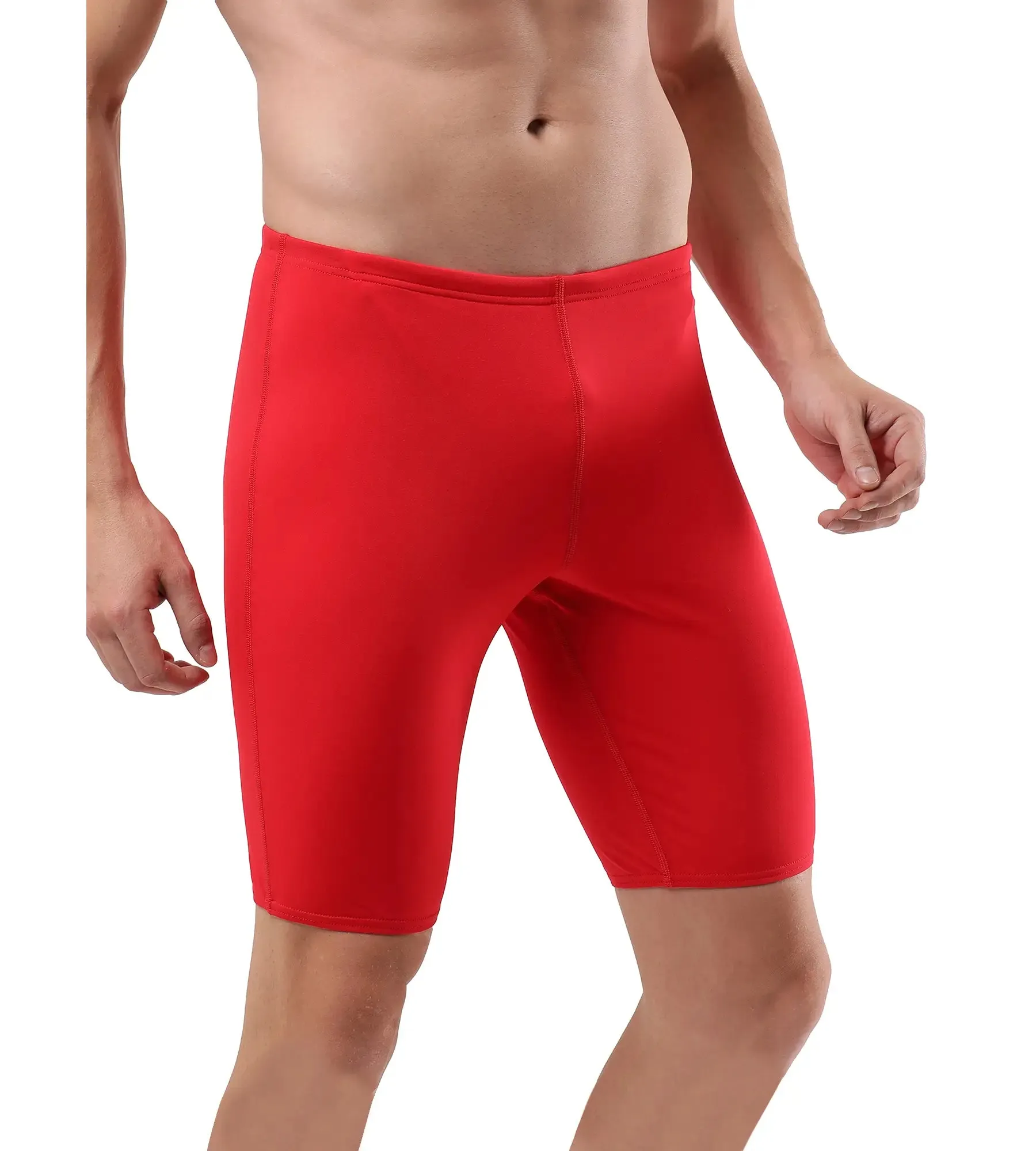 Men's Essential Endurance  Jammer - Fedred & White