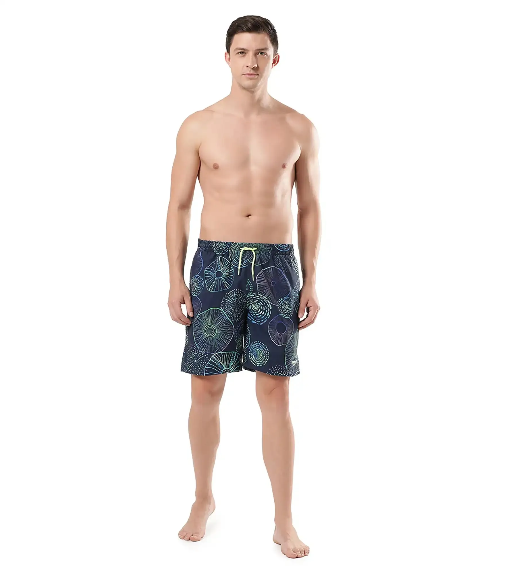 Men's Essential Redondo Allover Watershorts - True Navy  &  Aquarium