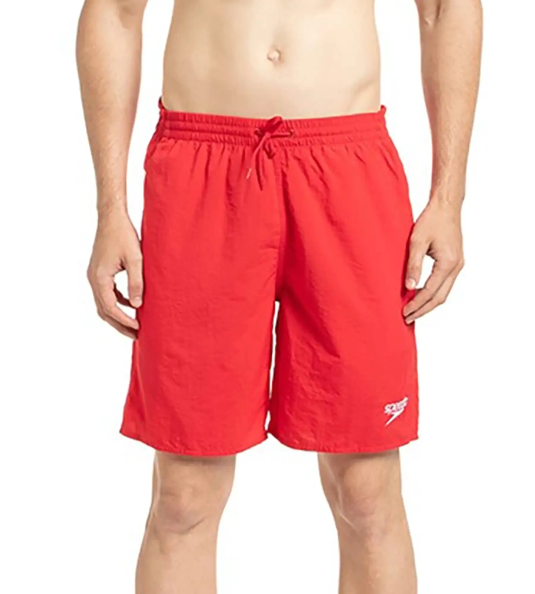 Men's Essential Watershorts - Fed Red & White