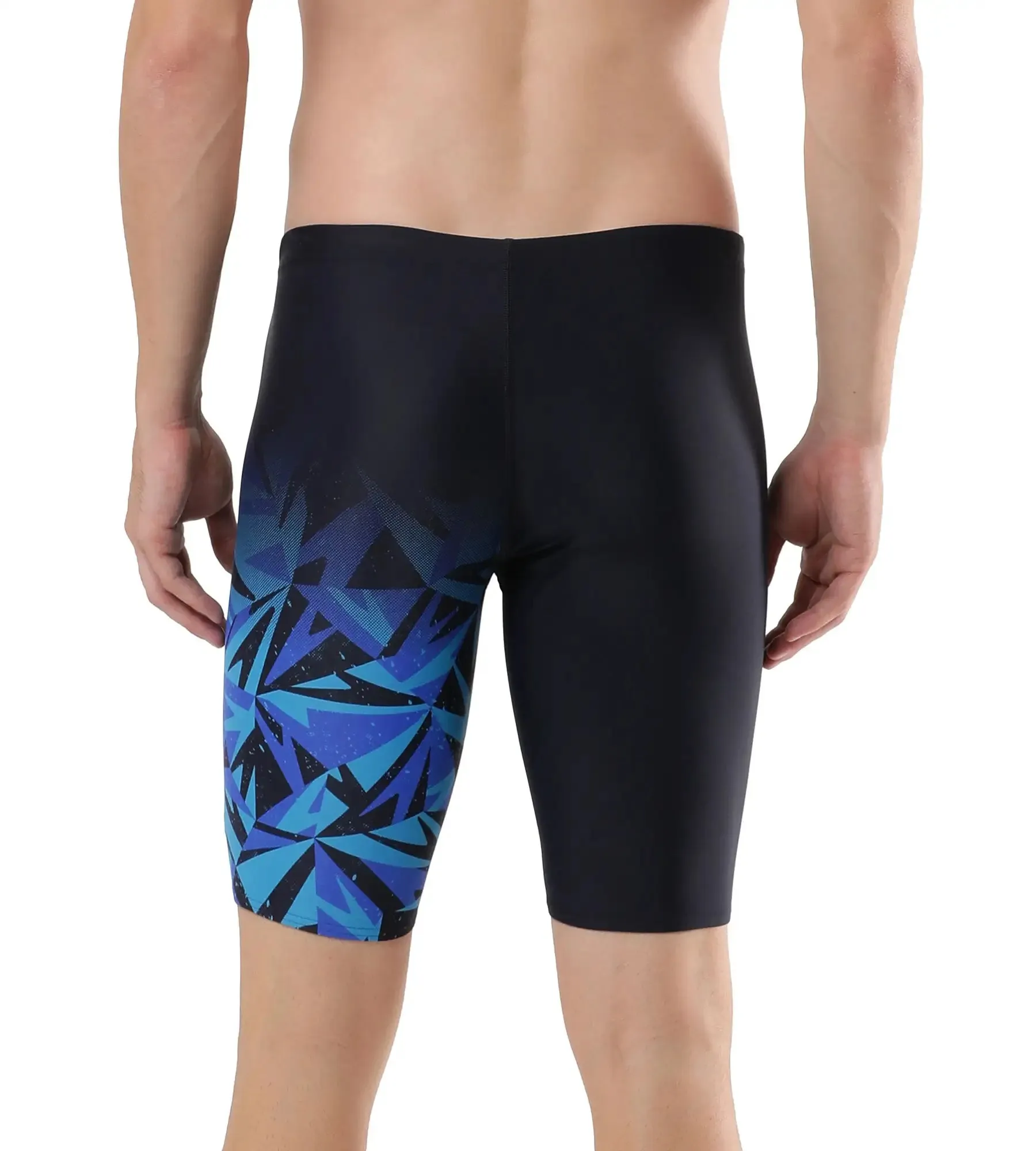 Men's Hyper Boom V Cut Jammer - True Navy & Blue Flame