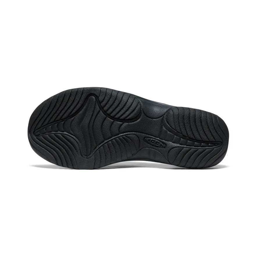 Men's Kona Leather Flip-Flop  |  Fired Brick/Black