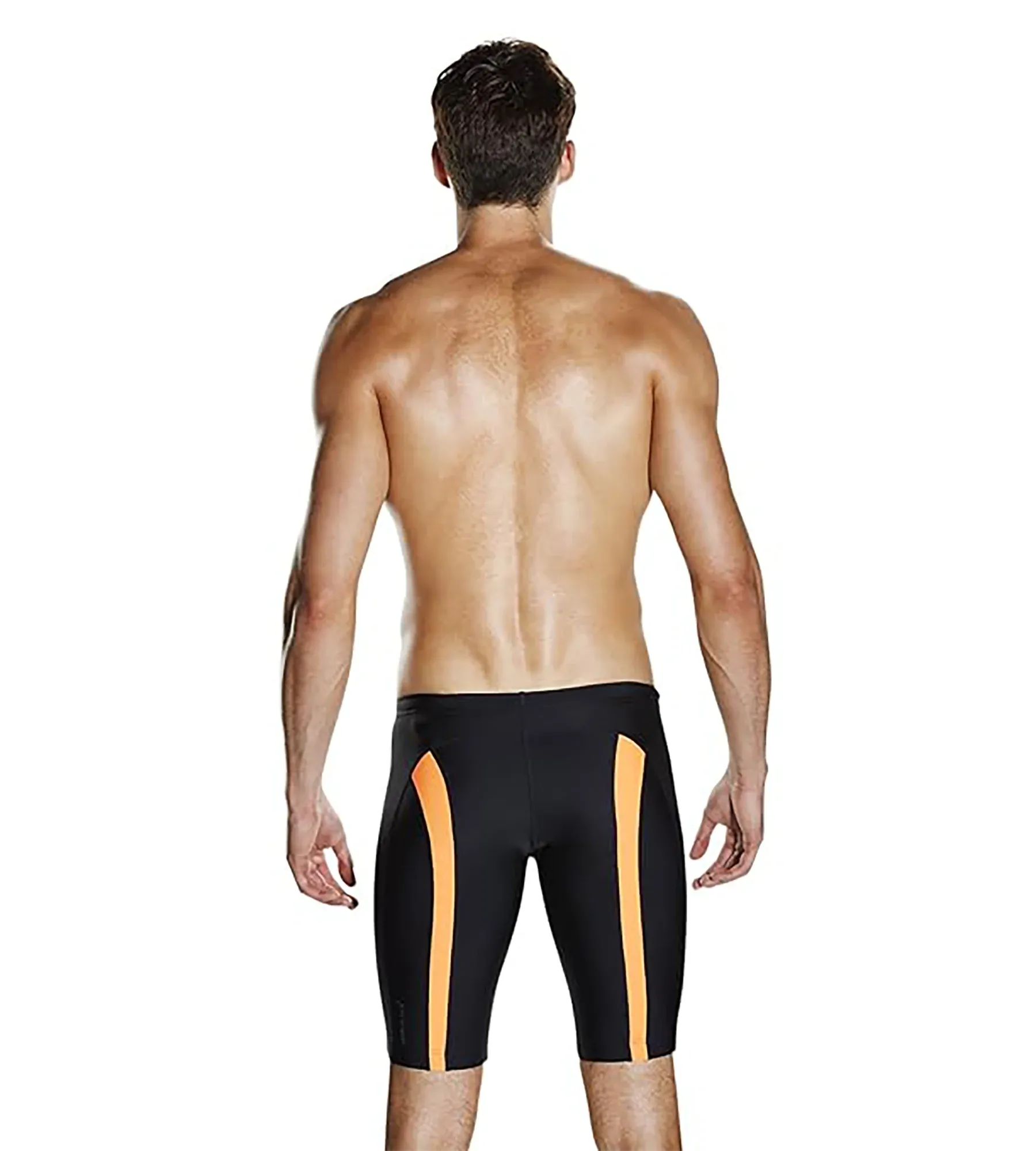 Men's Powermesh Pro Jammer - Black & Fluo Orange