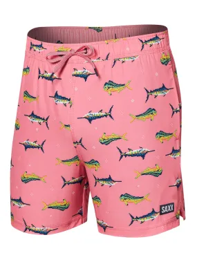 Oh Buoy 2n1 Volley 5 Trophy Catch Flamingo Boardshorts