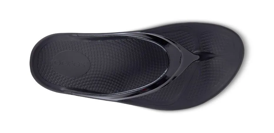 Oofos Women's Oolala Recovery Thong Sandal - Black