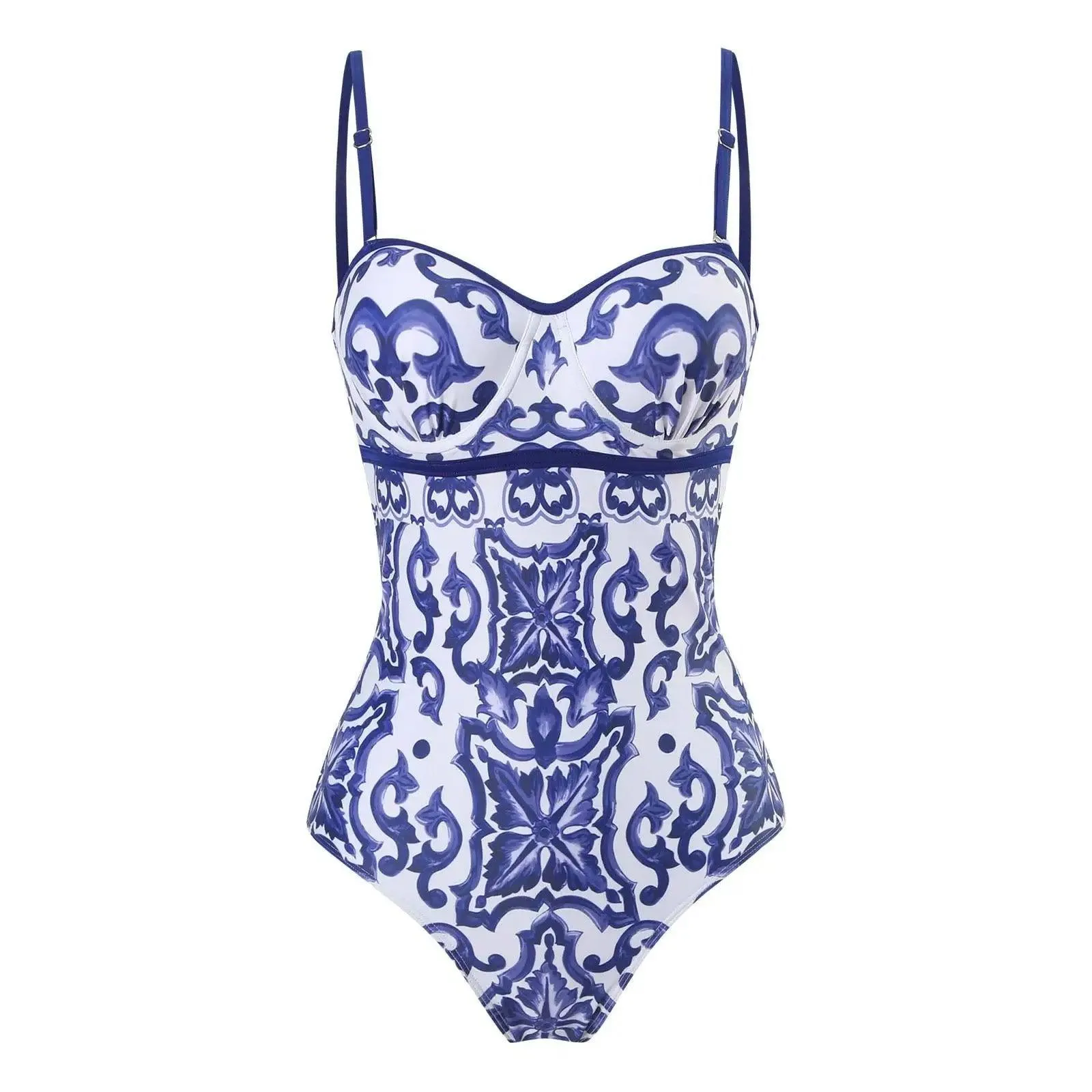 Porcelain One Pc Swimsuit