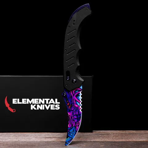 Randomized Hyper Beast Flip Knife