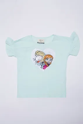 REVERSIBLE FLIP-SEQUIN FROZEN T-SHIRT