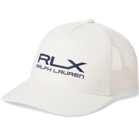 RLX High Crown Trucker Cap Solid White - SS24