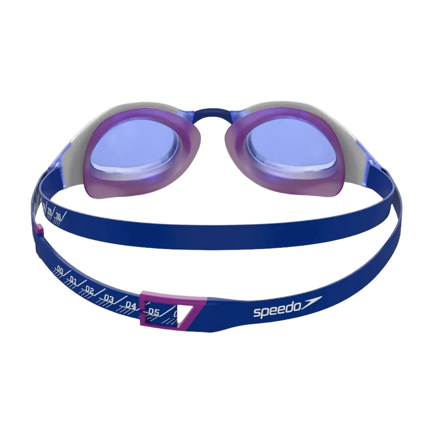 Speedo Fastskin Hyper Elite Mirror Goggles | Pink- Blue