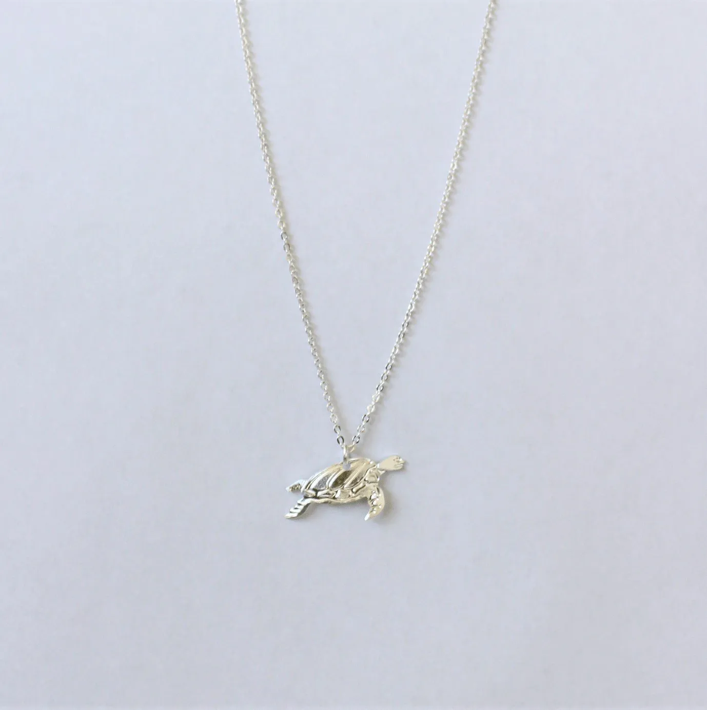 Turtle Swimming Necklace