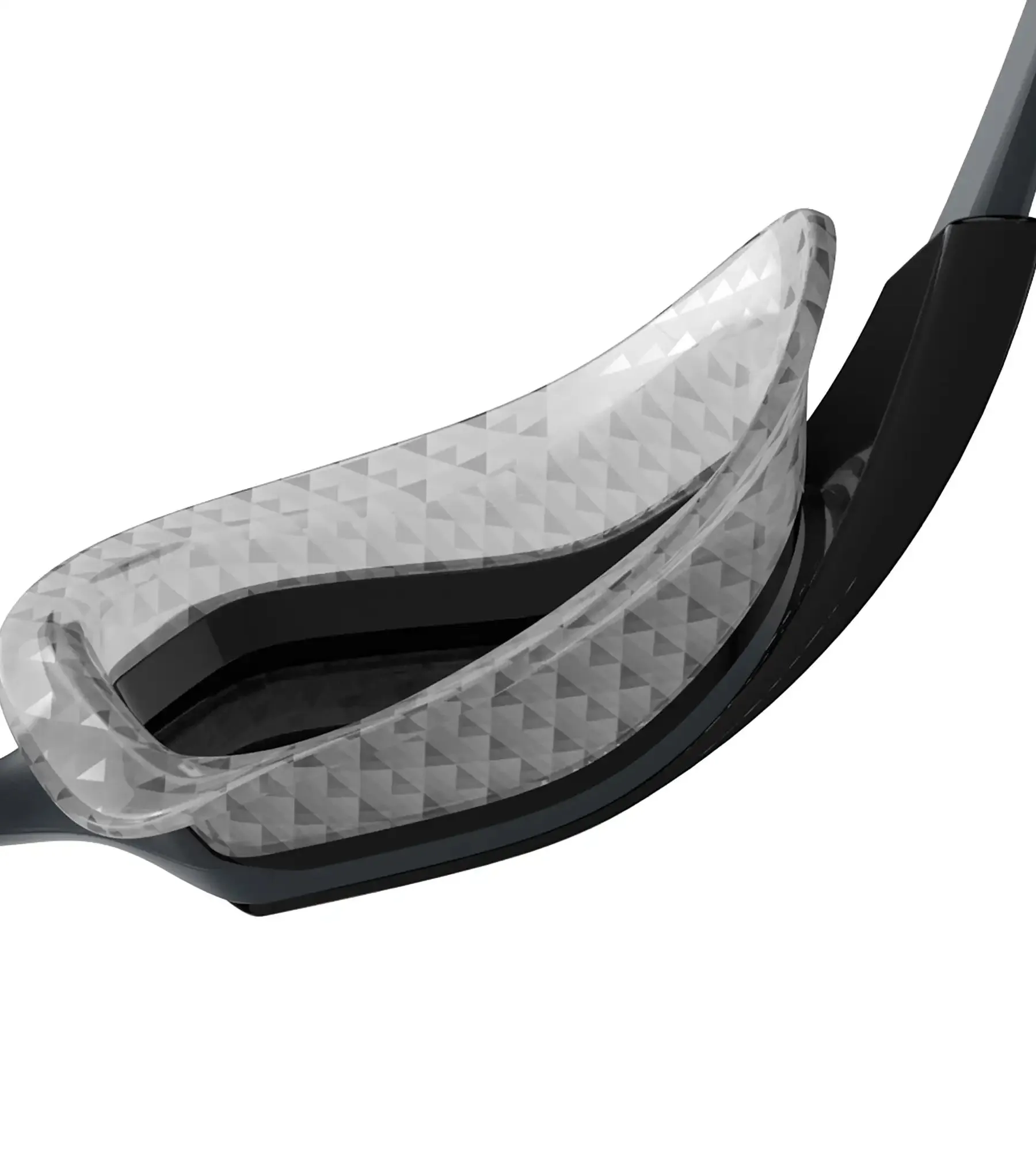 Unisex Adult Aquapulse Pro Mirror-Lens Swim Goggles - Grey & Silver