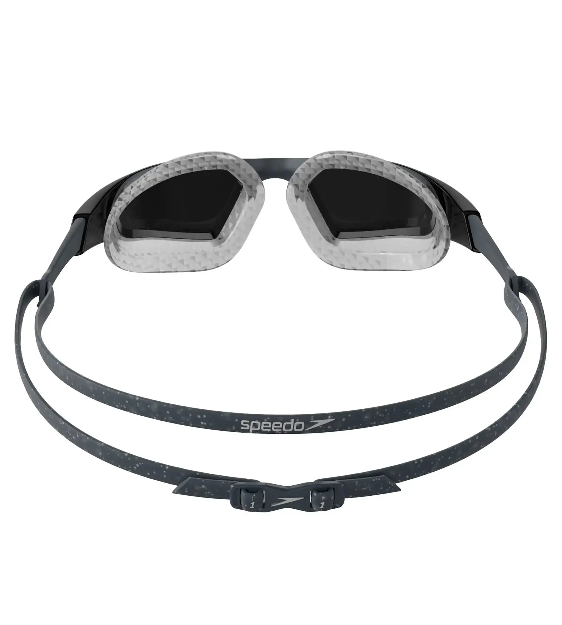 Unisex Adult Aquapulse Pro Mirror-Lens Swim Goggles - Grey & Silver