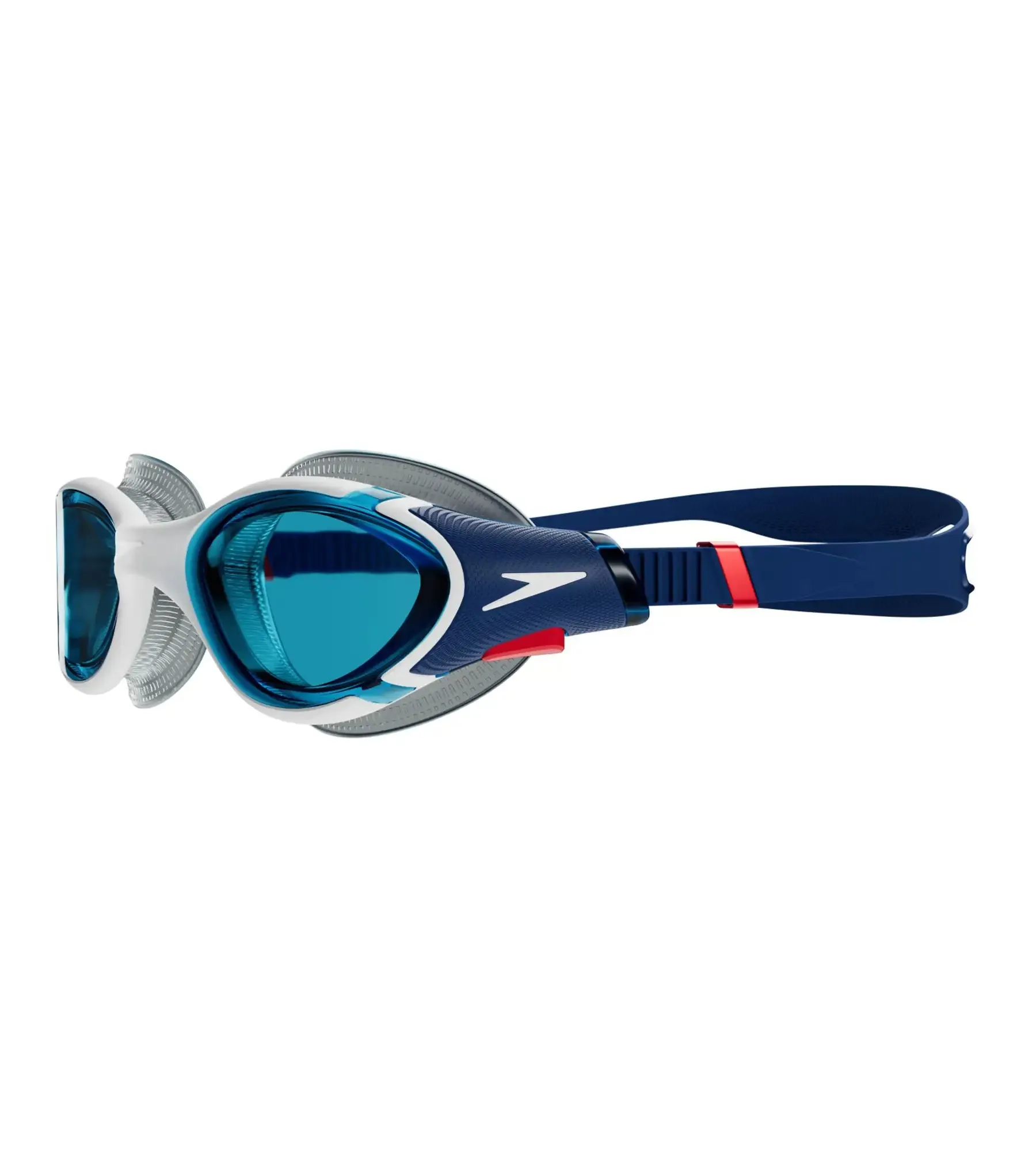 Unisex Adult Biofuse 2.0 Clear-Lens Swim Goggles - Blue & White