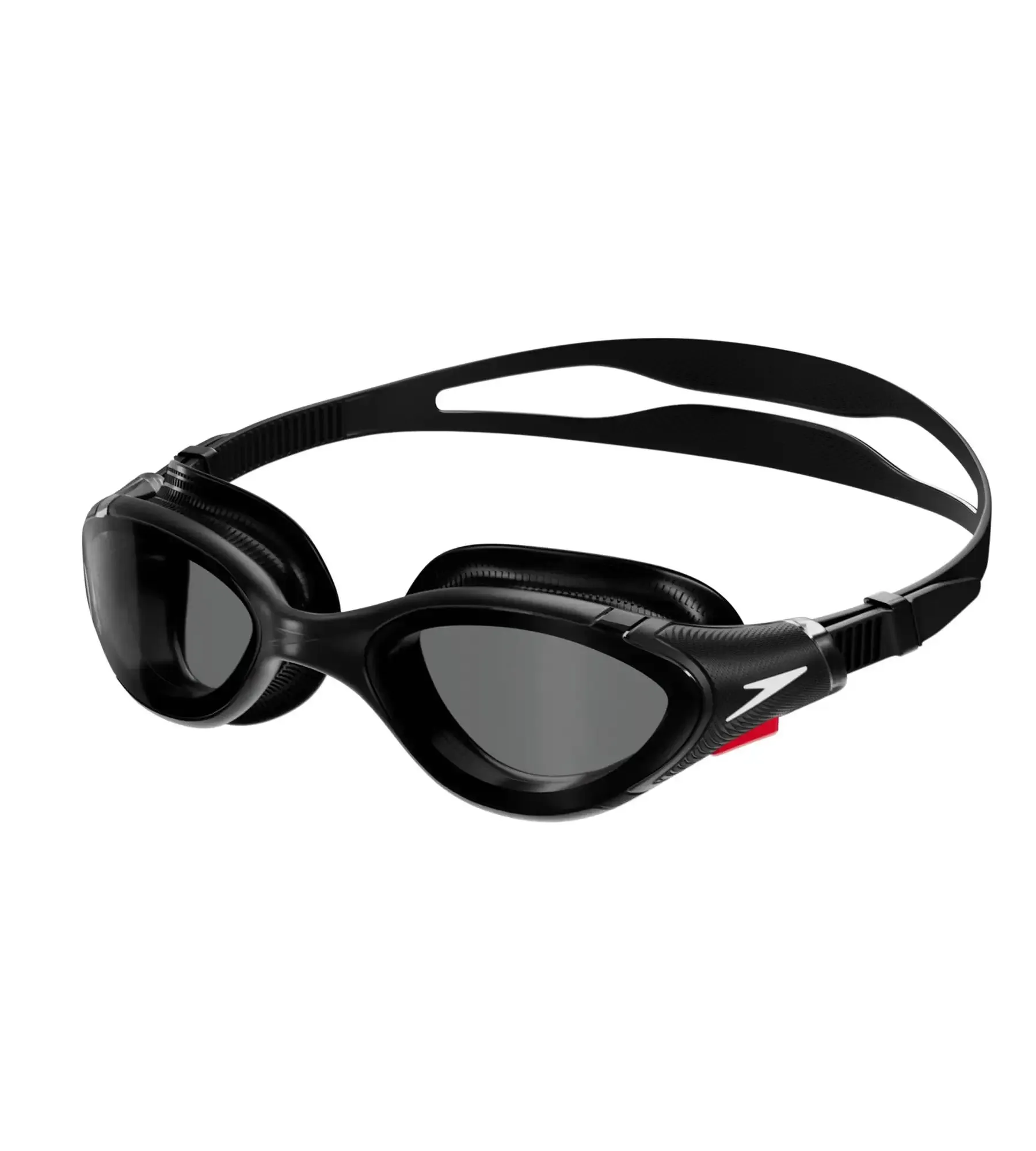 Unisex Adult Biofuse 2.0 Smoke-Lens Swim Goggles - Black & Smoke