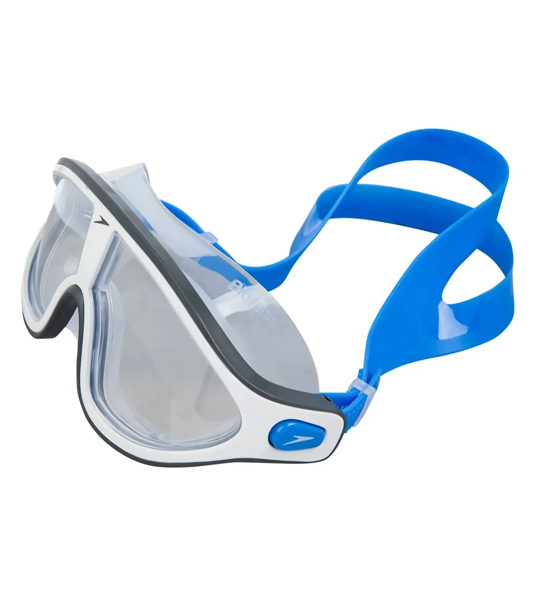 Unisex Adult Rift Clear-Lens Swim Goggles - Bondi Blue & White