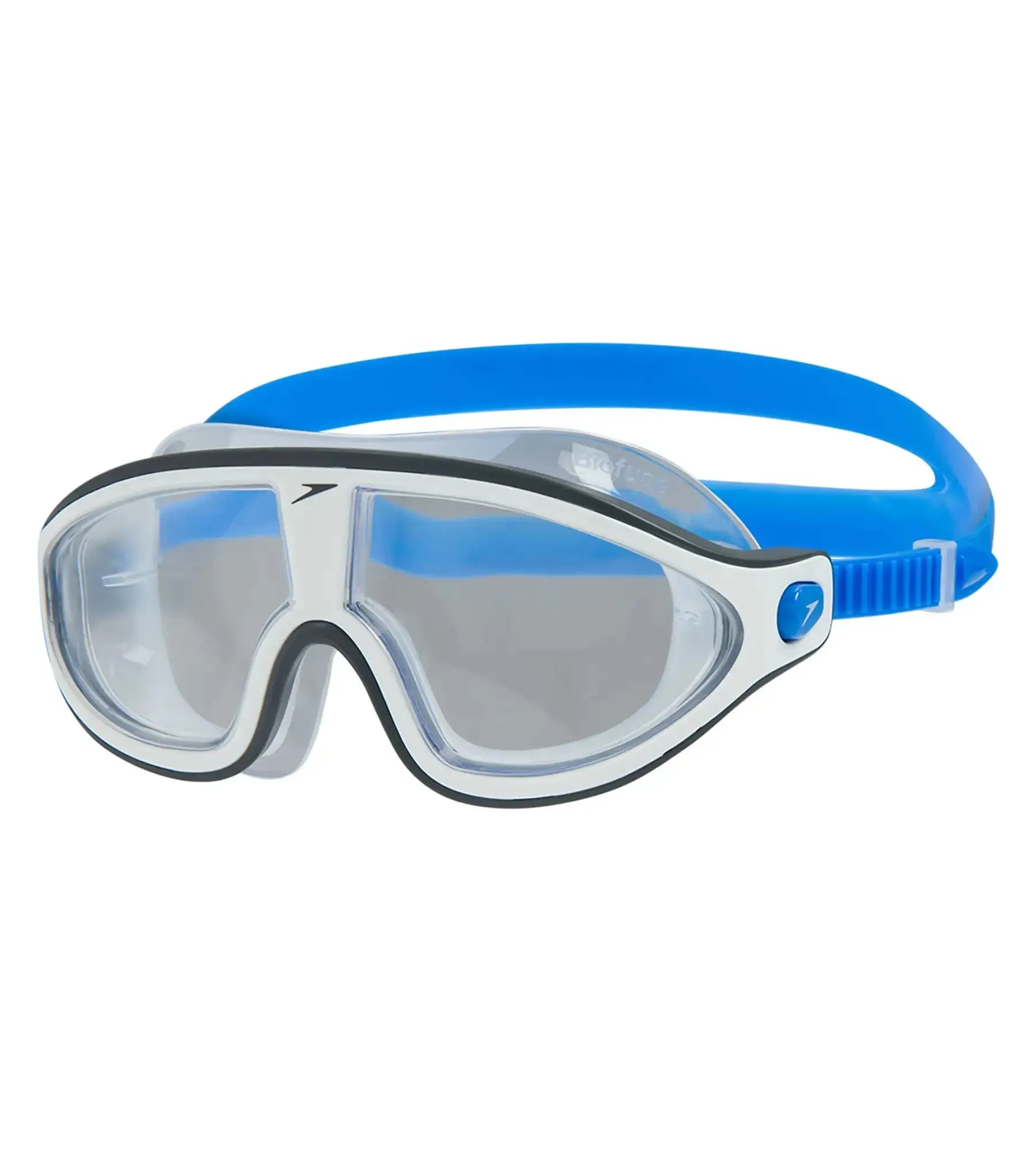 Unisex Adult Rift Clear-Lens Swim Goggles - Bondi Blue & White