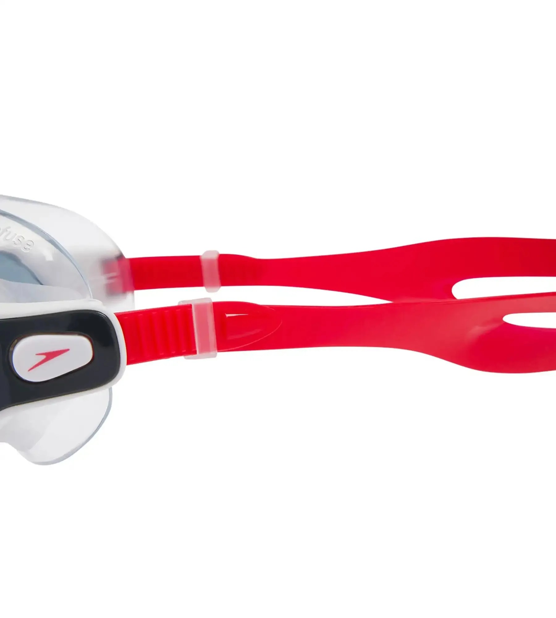 Unisex Adult Rift Smoke-Lens Swim Goggles - Lava Red & Oxid Grey