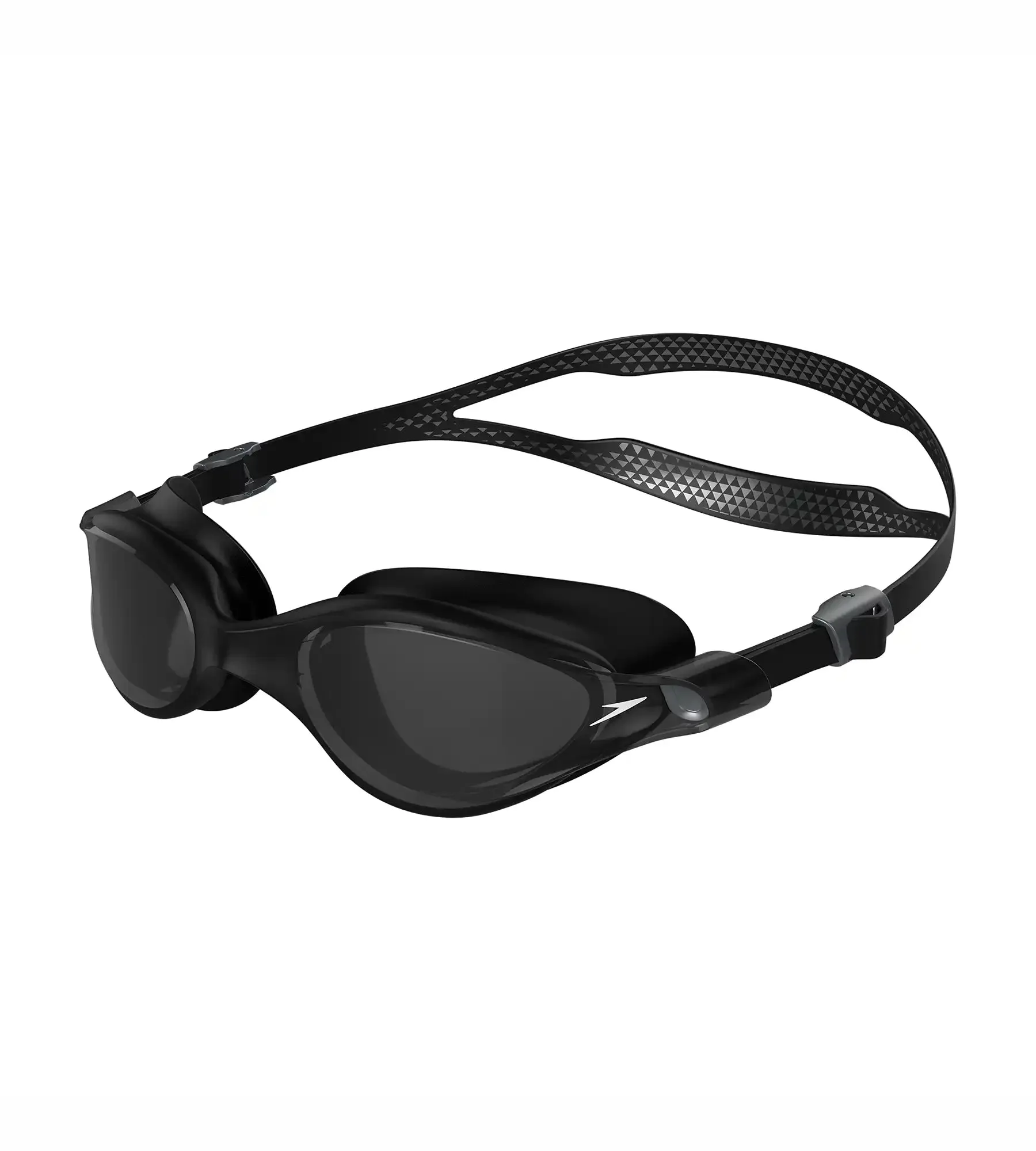 Unisex Adult Vue Smoke-Lens Swim Goggles - Black & Smoke