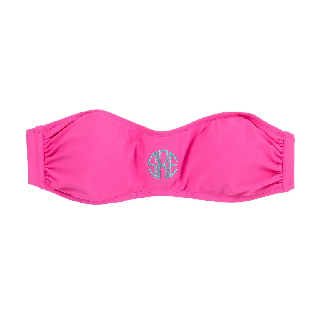 Viv & Lou Hot Pink Swim Bandeau Top